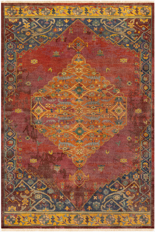 Festival FVL-1008 2' x 3' Handmade Wool Accent Rug
