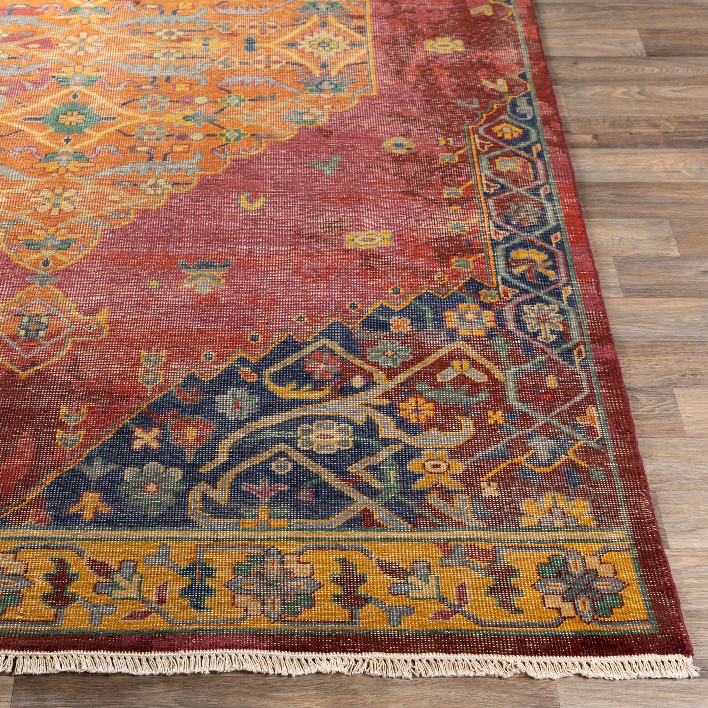 Festival FVL-1008 2' x 3' Handmade Wool Accent Rug