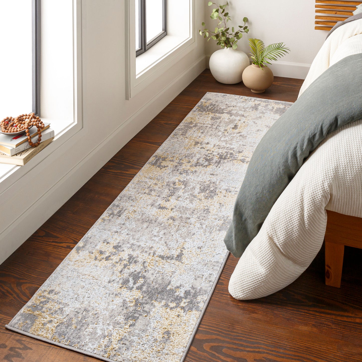 Firenze FZE-2301 7ft Runner Machine Woven Runner Rug