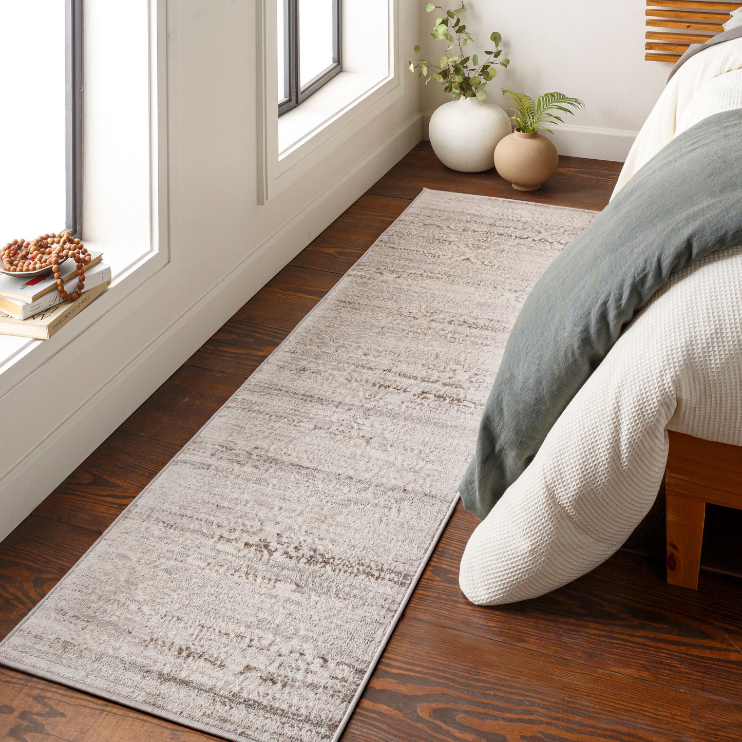 Firenze FZE-2304 7ft Runner Machine Woven Runner Rug