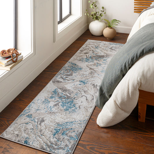 Firenze FZE-2305 7ft Runner Machine Woven Runner Rug