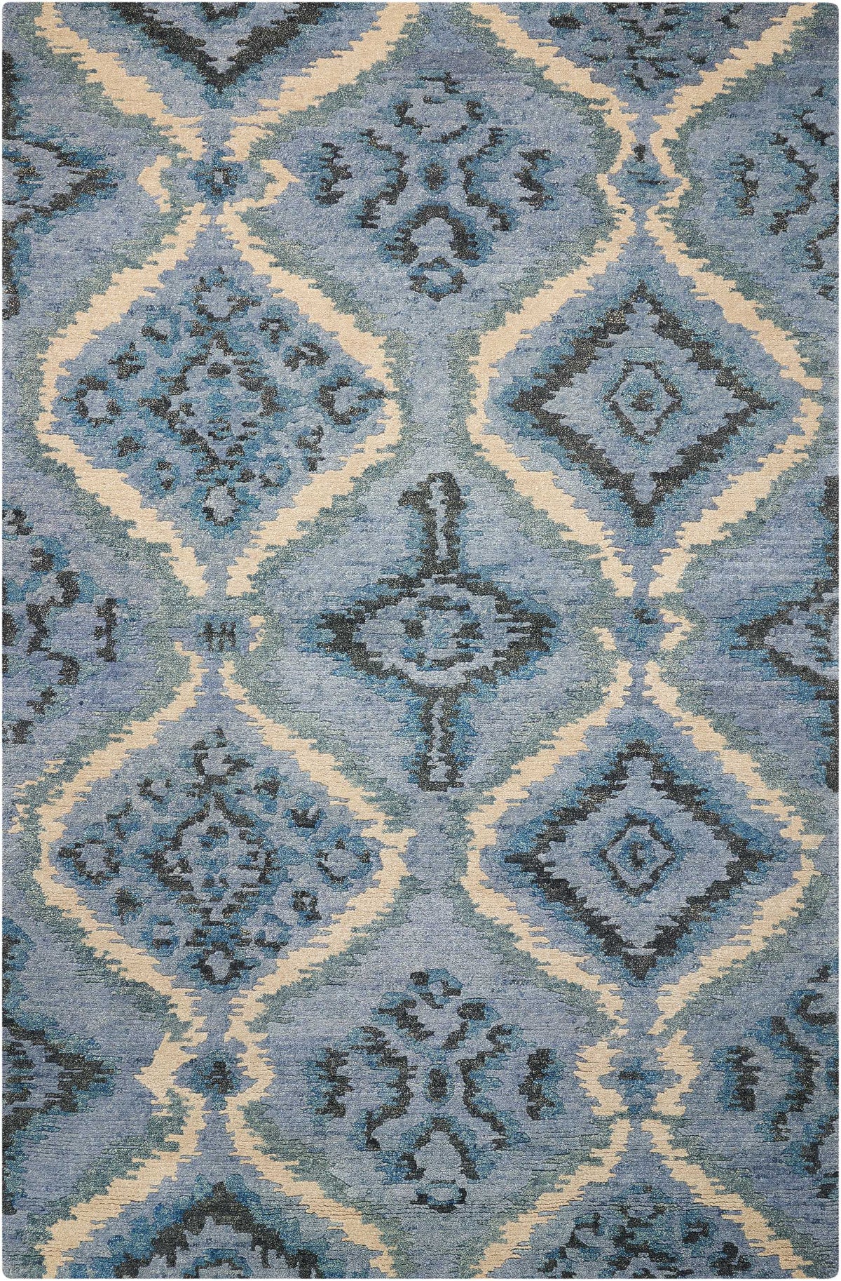 Tahoe Modern MTA06 Denim Blue Knotted Rug