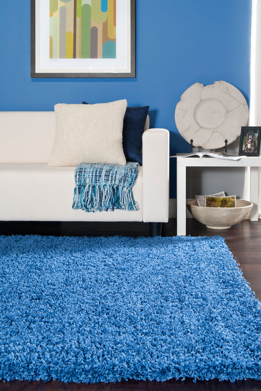 Alfombra decorativa tejida a máquina Galaxy Shag GAL-4336 de 2' x 3'