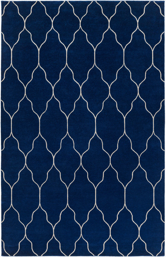 Alfombra de lana hecha a mano Gates GAT-1012 de 1,52 m x 2,44 m