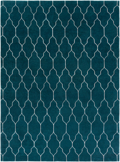 Alfombra de lana hecha a mano Gates GAT-1013 de 2,44 m x 3,34 m
