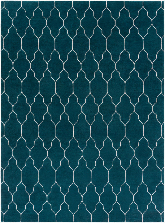 Alfombra de lana hecha a mano Gates GAT-1013 de 2,44 m x 3,34 m