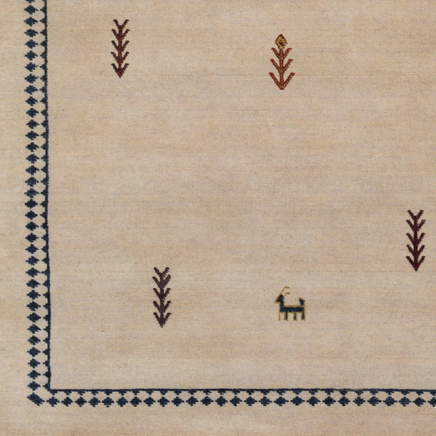 Alfombra de lana hecha a mano Gava GAV-5003 de 1,52 m x 2,13 m