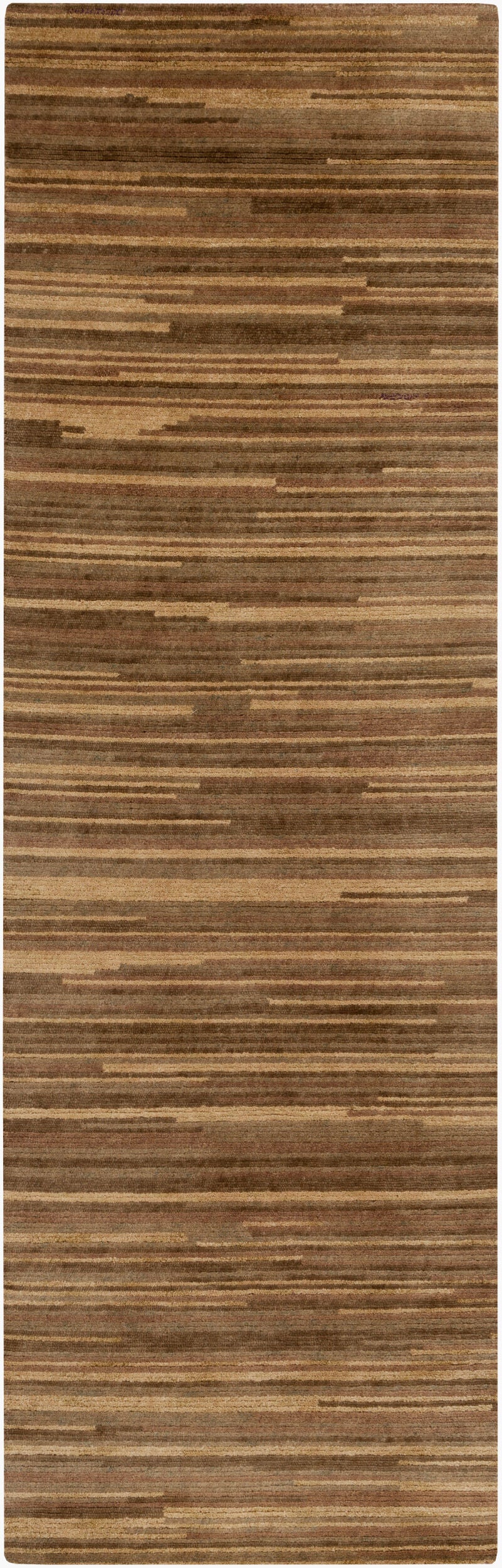 Gradience GDC-7002 8ft Runner Handmade Wool Runner Rug