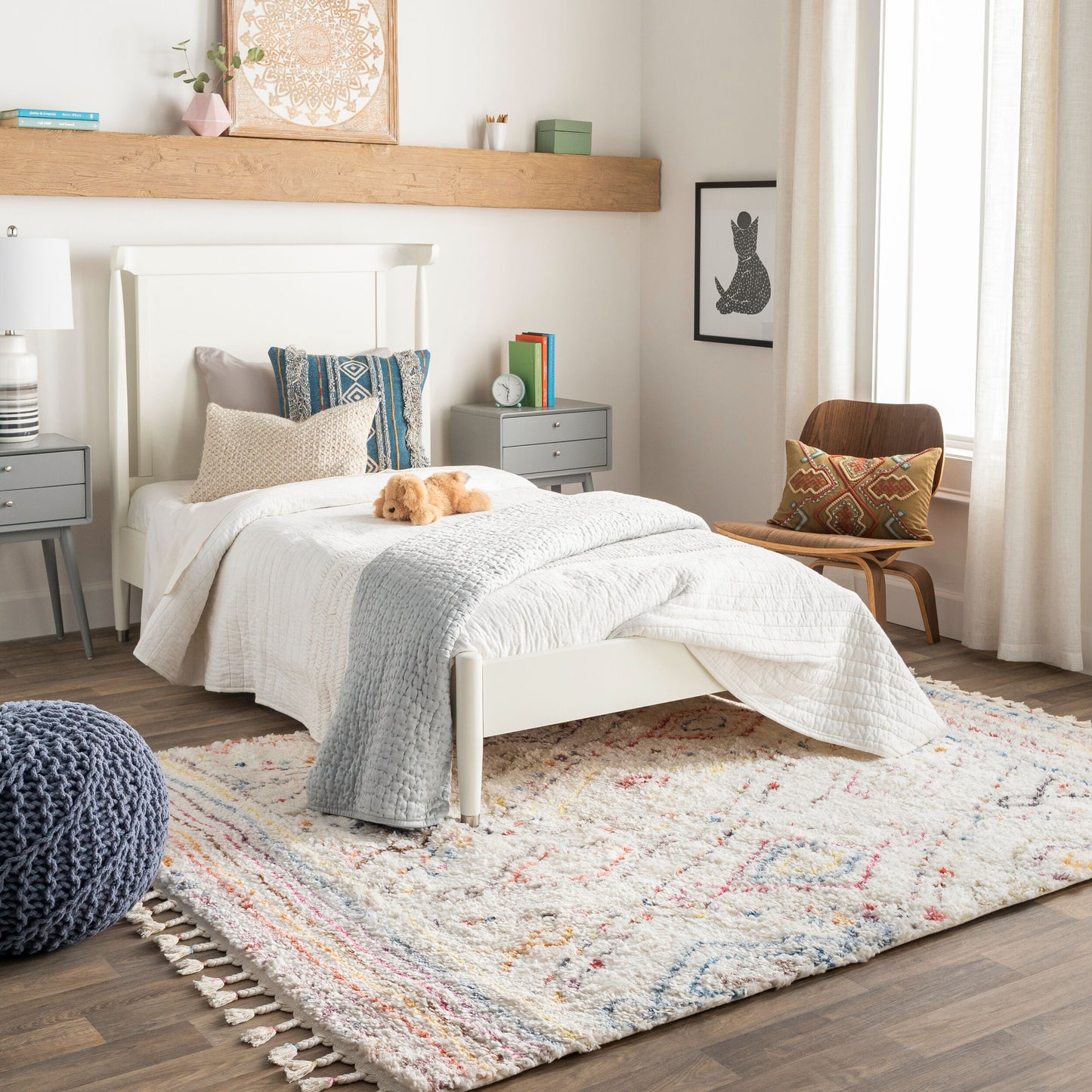 Guarderia GDR-2301 6' x 9' Machine Woven Area Rug