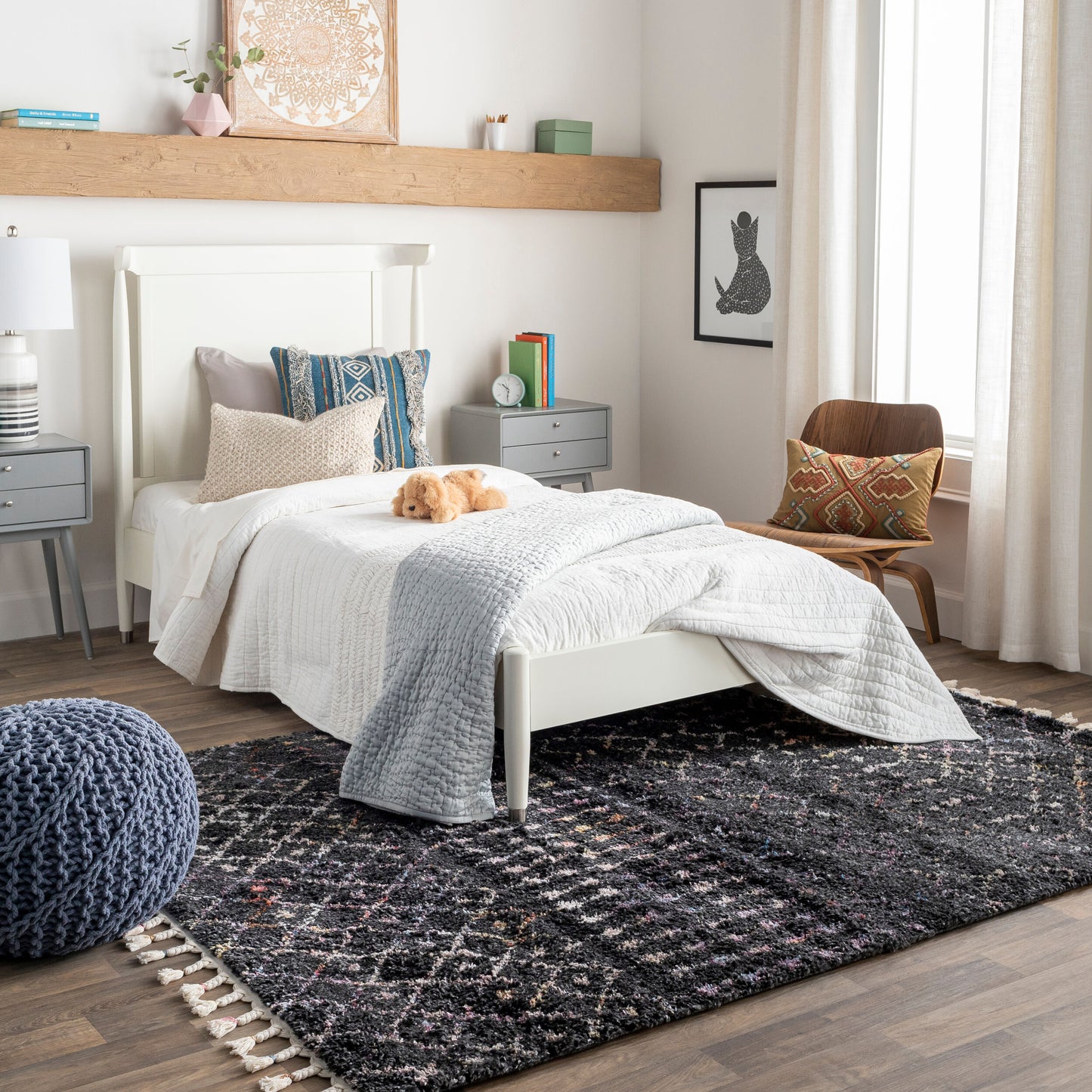 Alfombra tejida a máquina Guarderia GDR-2304 de 1,52 m x 2,13 m