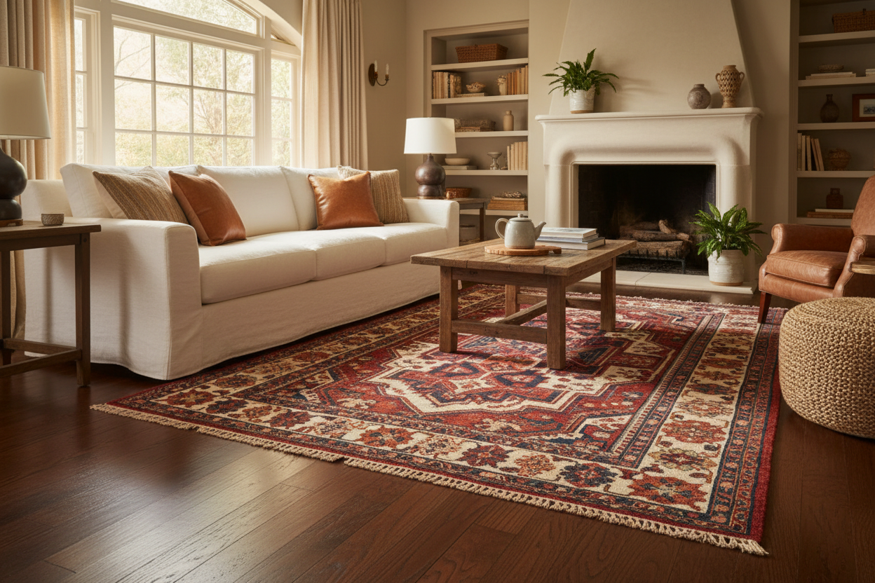 Handmade rugs for floors you actually live on.