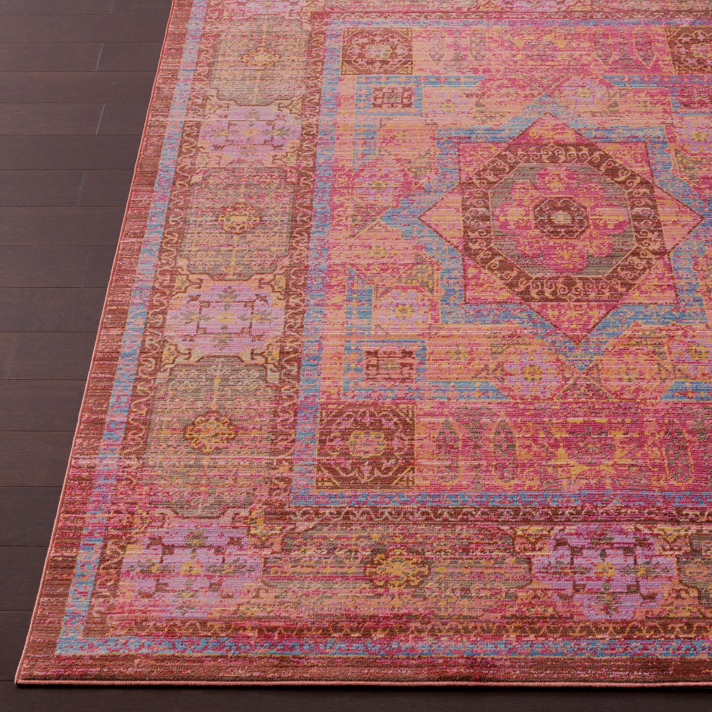 Alfombra decorativa tejida a máquina Germili GER-2303 de 3' x 5'