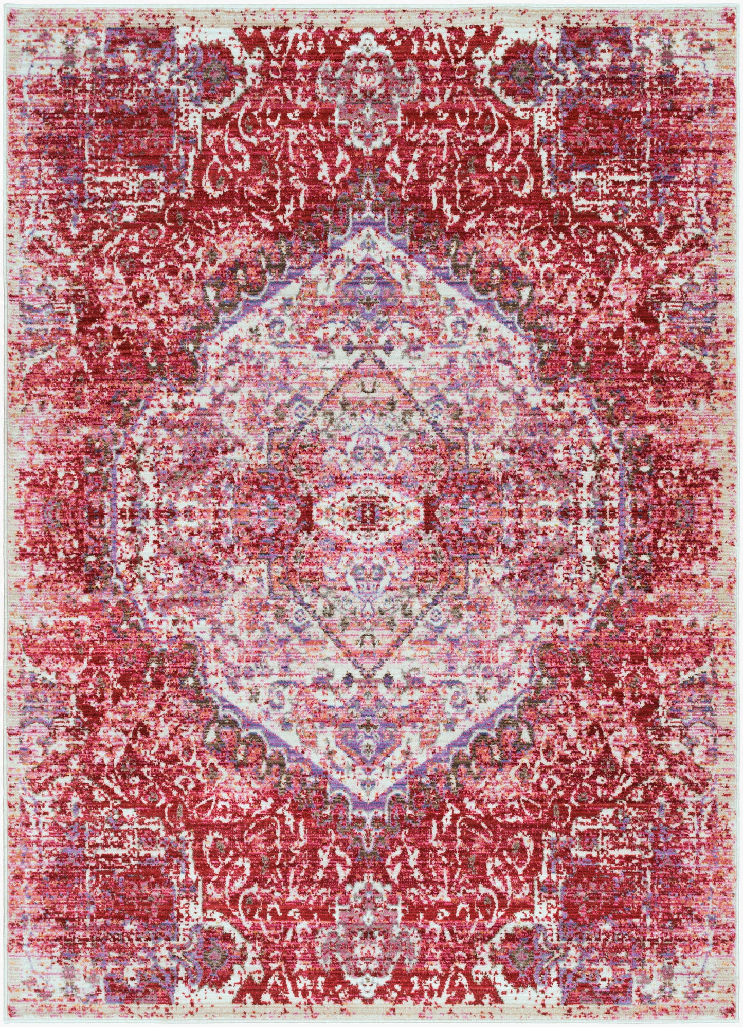 Alfombra decorativa tejida a máquina Germili GER-2307 de 3' x 5'