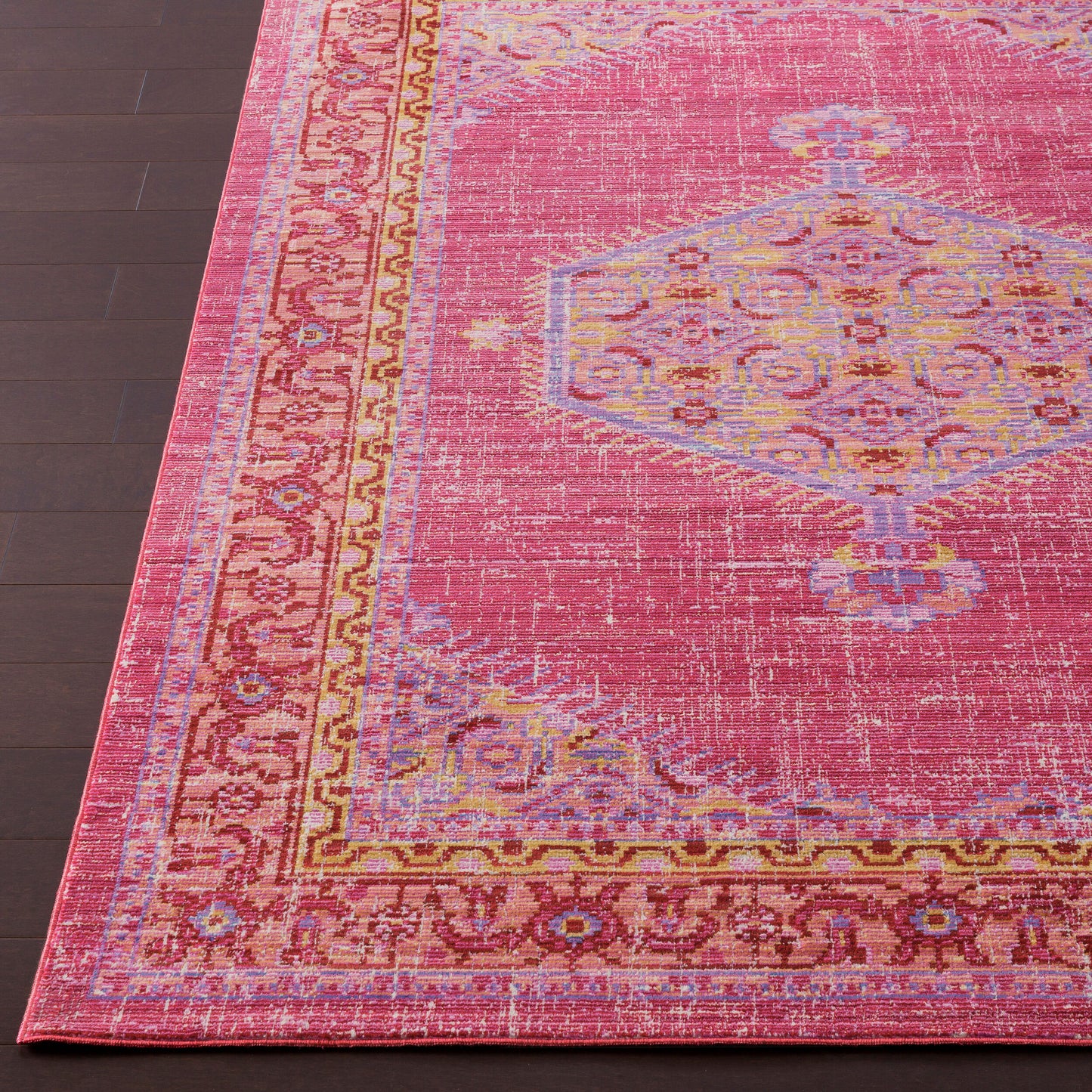 Alfombra decorativa tejida a máquina Germili GER-2313 de 3' x 5'