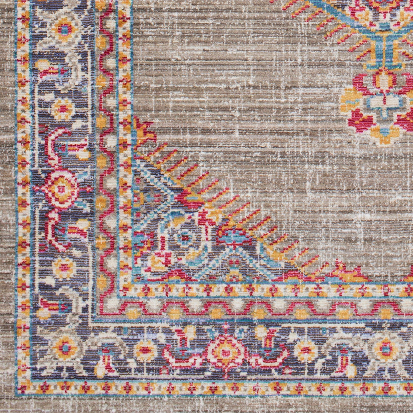 Alfombra decorativa tejida a máquina Germili GER-2314 de 2' x 3'