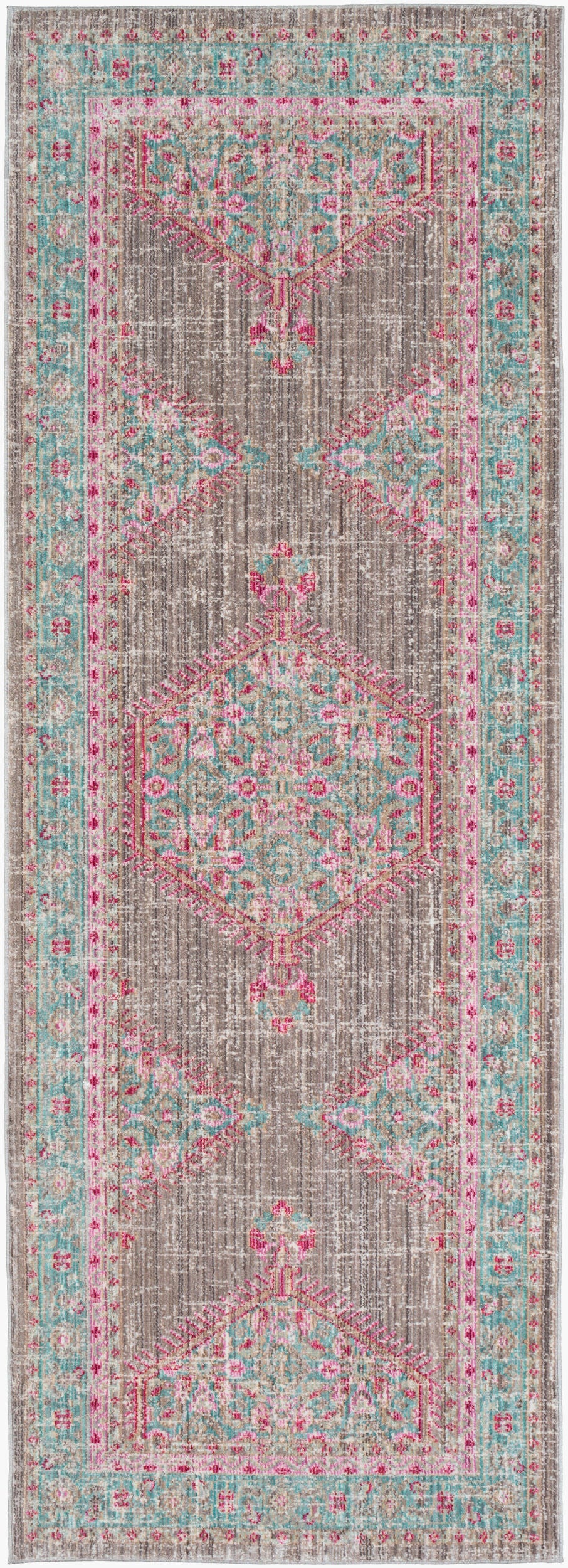 Germili GER-2315 8ft Runner Machine Woven Runner Rug