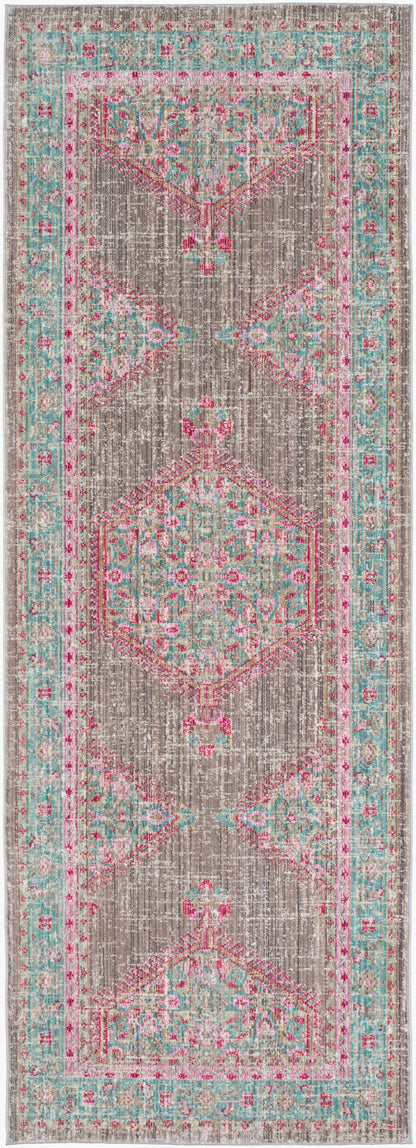 Germili GER-2315 8ft Runner Machine Woven Runner Rug