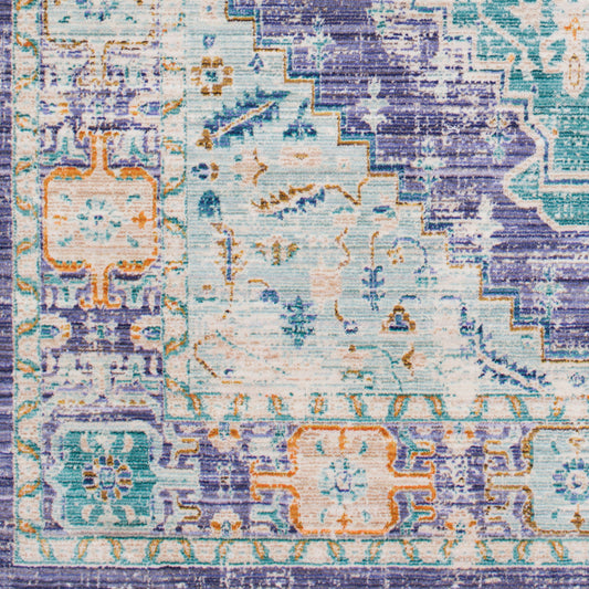 Alfombra decorativa tejida a máquina Germili GER-2321 de 3' x 5'