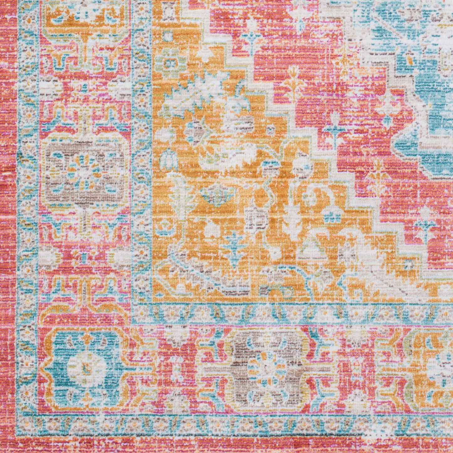 Alfombra decorativa tejida a máquina Germili GER-2322 de 2' x 3'