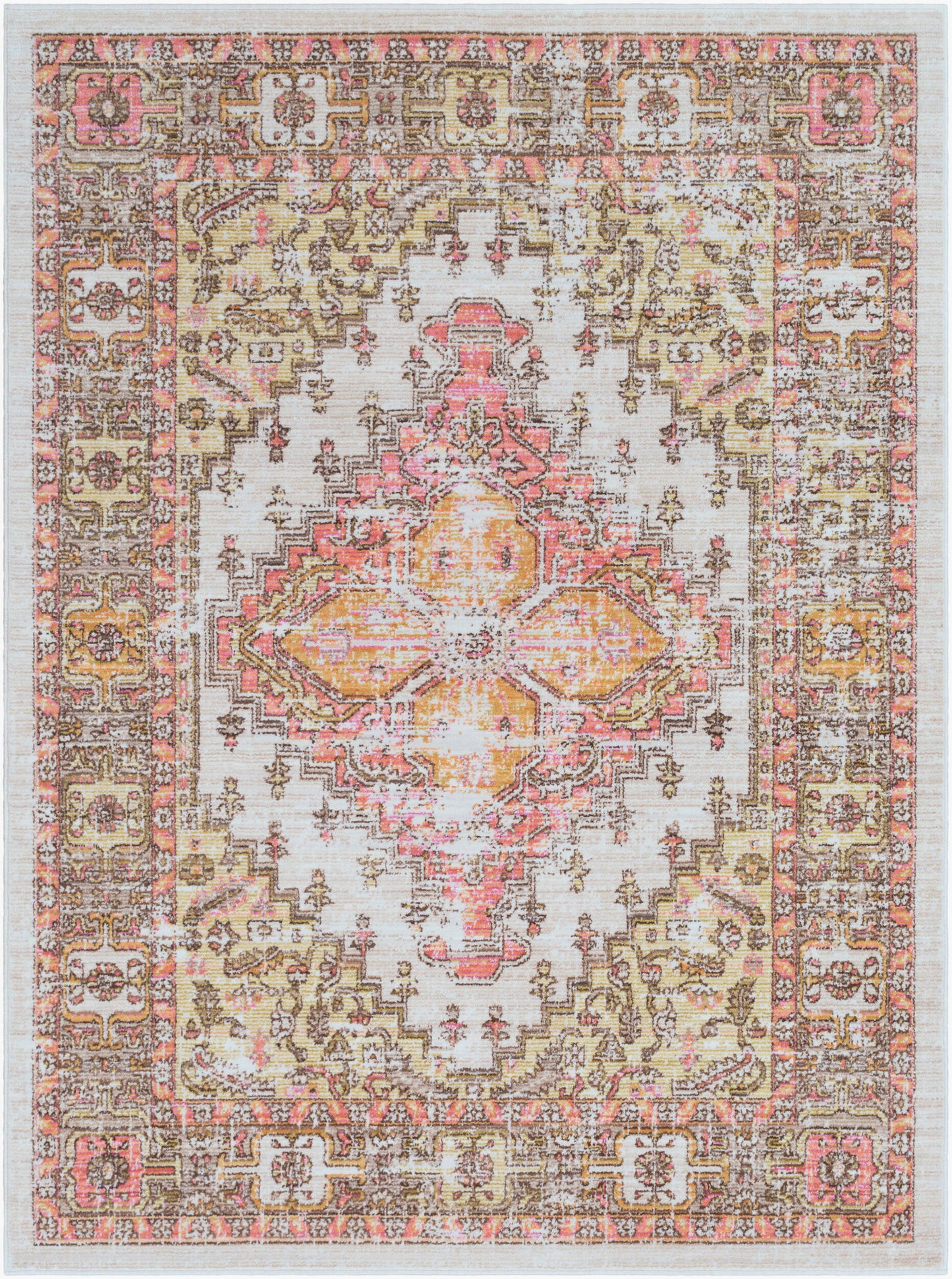 Germili GER-2323 2' x 3' Machine Woven Accent Rug
