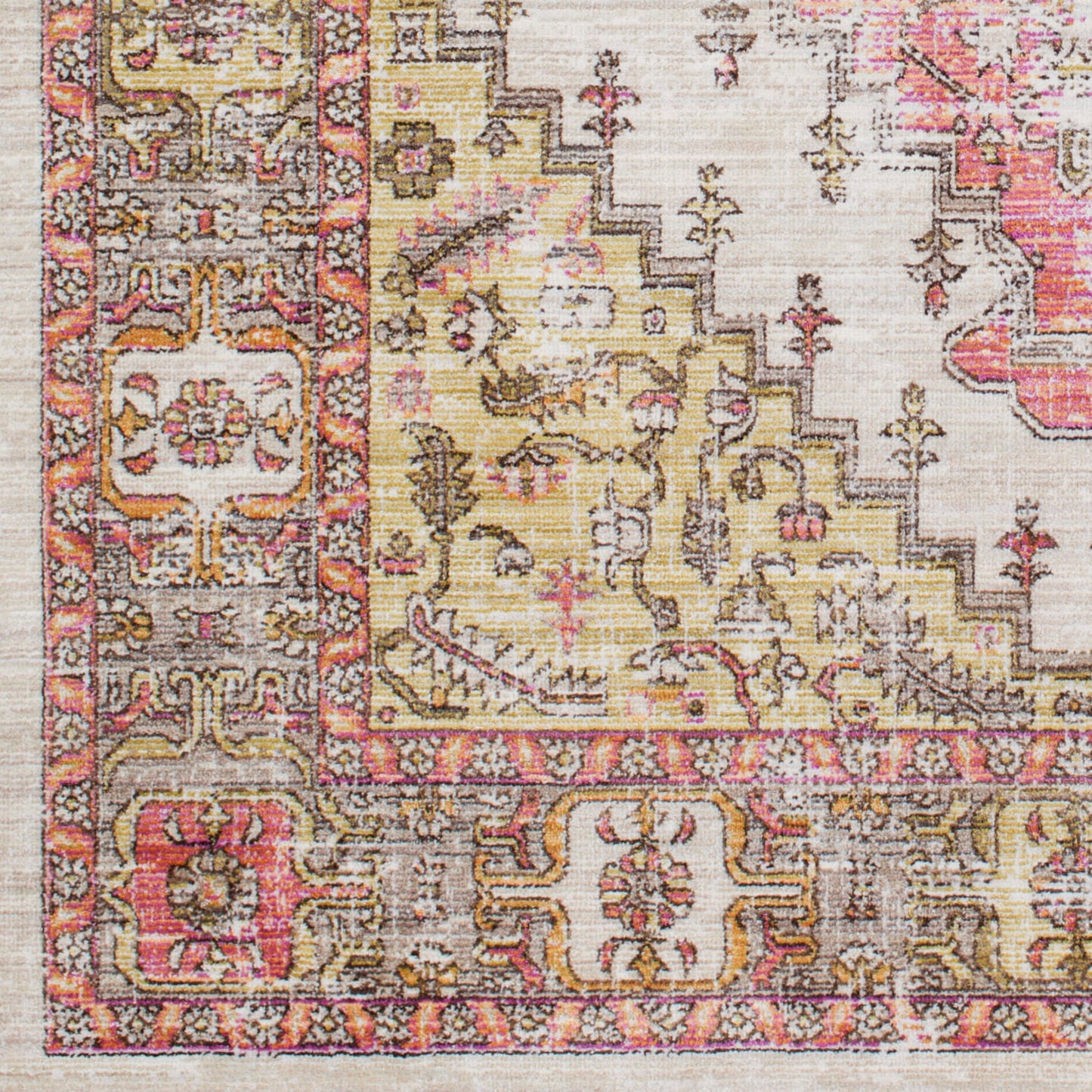 Alfombra decorativa tejida a máquina Germili GER-2323 de 3' x 5'