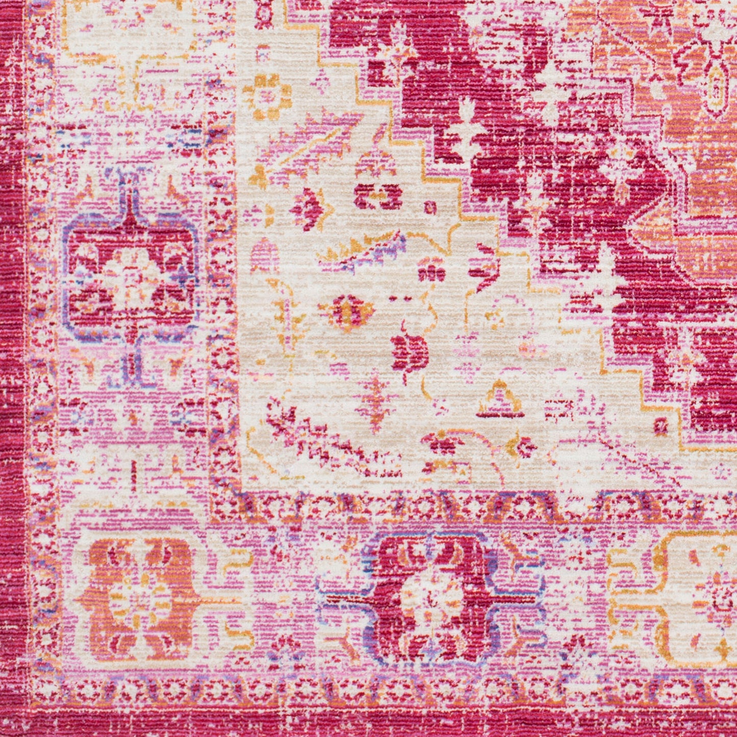 Alfombra decorativa tejida a máquina Germili GER-2324 de 2' x 3'