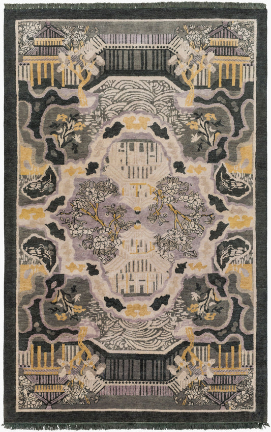 Geisha GES-1006 5' x 8' Handmade Wool Area Rug