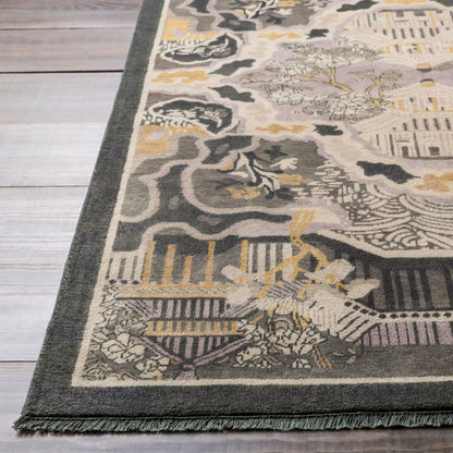 Geisha GES-1006 8' x 11' Handmade Wool Area Rug