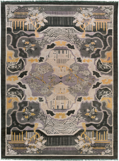 Geisha GES-1006 8' x 11' Handmade Wool Area Rug
