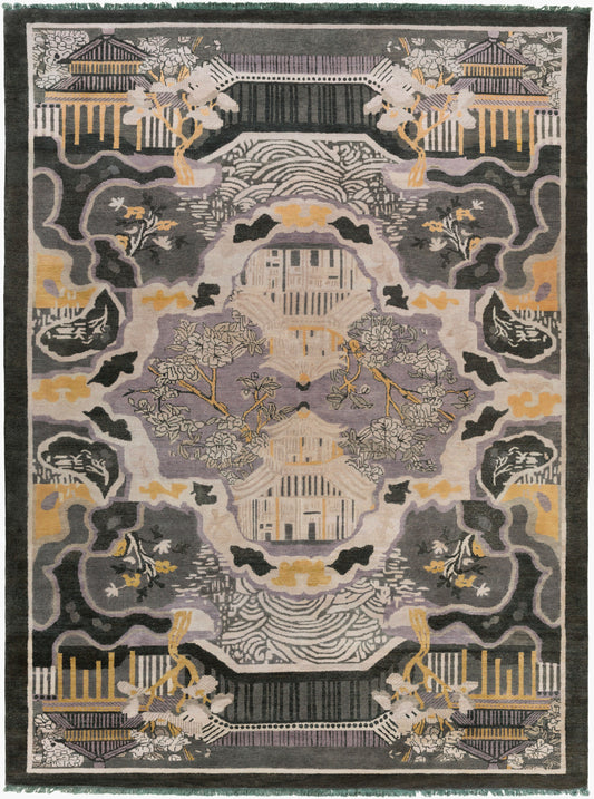 Geisha GES-1006 8' x 11' Handmade Wool Area Rug