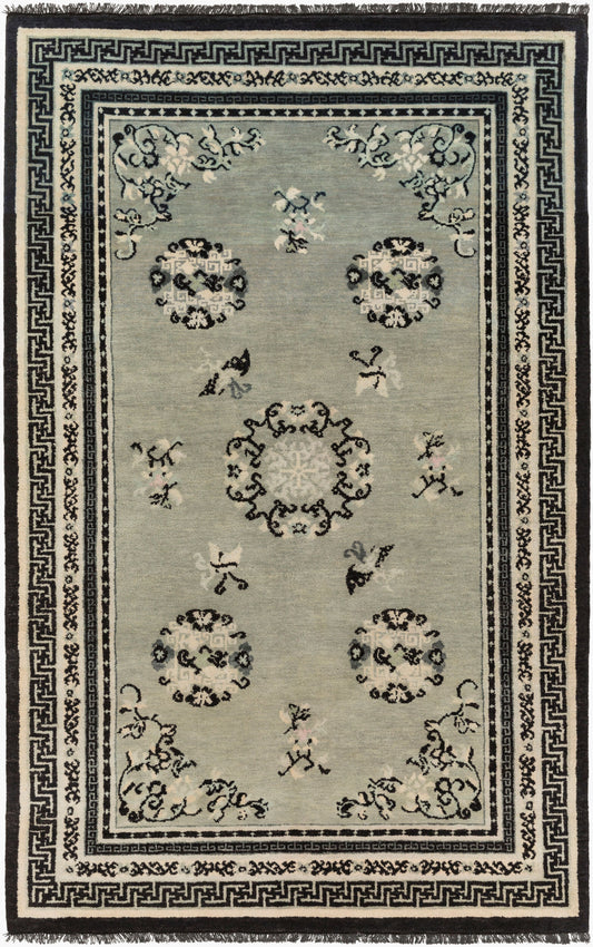 Geisha GES-1017 5' x 8' Handmade Wool Area Rug