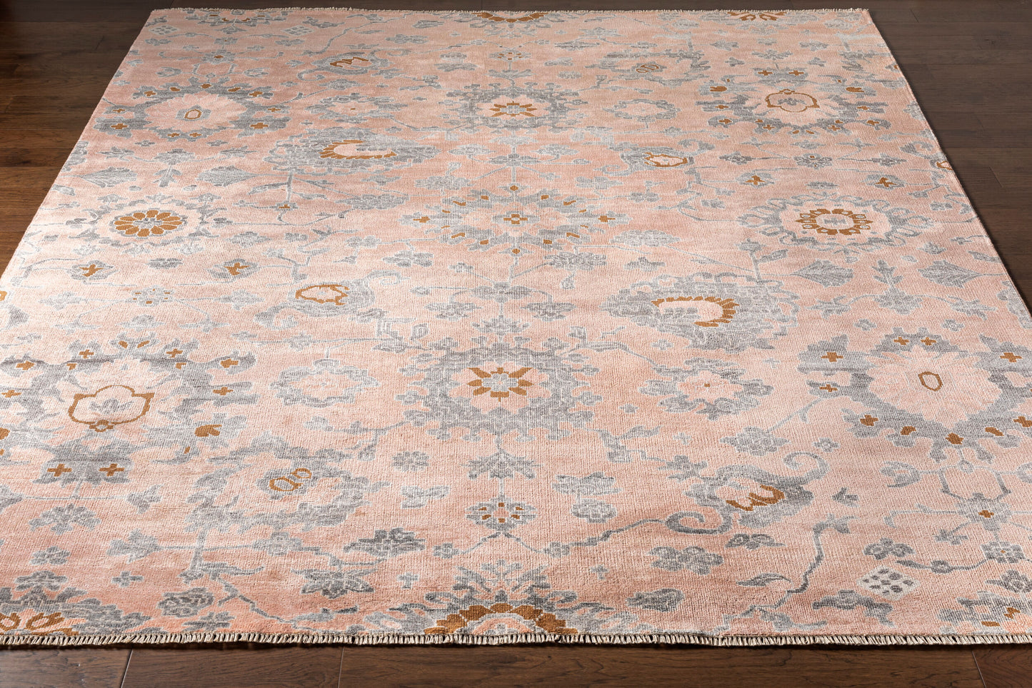 Gorgeous GGS-1005 12ft Runner Handmade Faux Silk Runner Rug