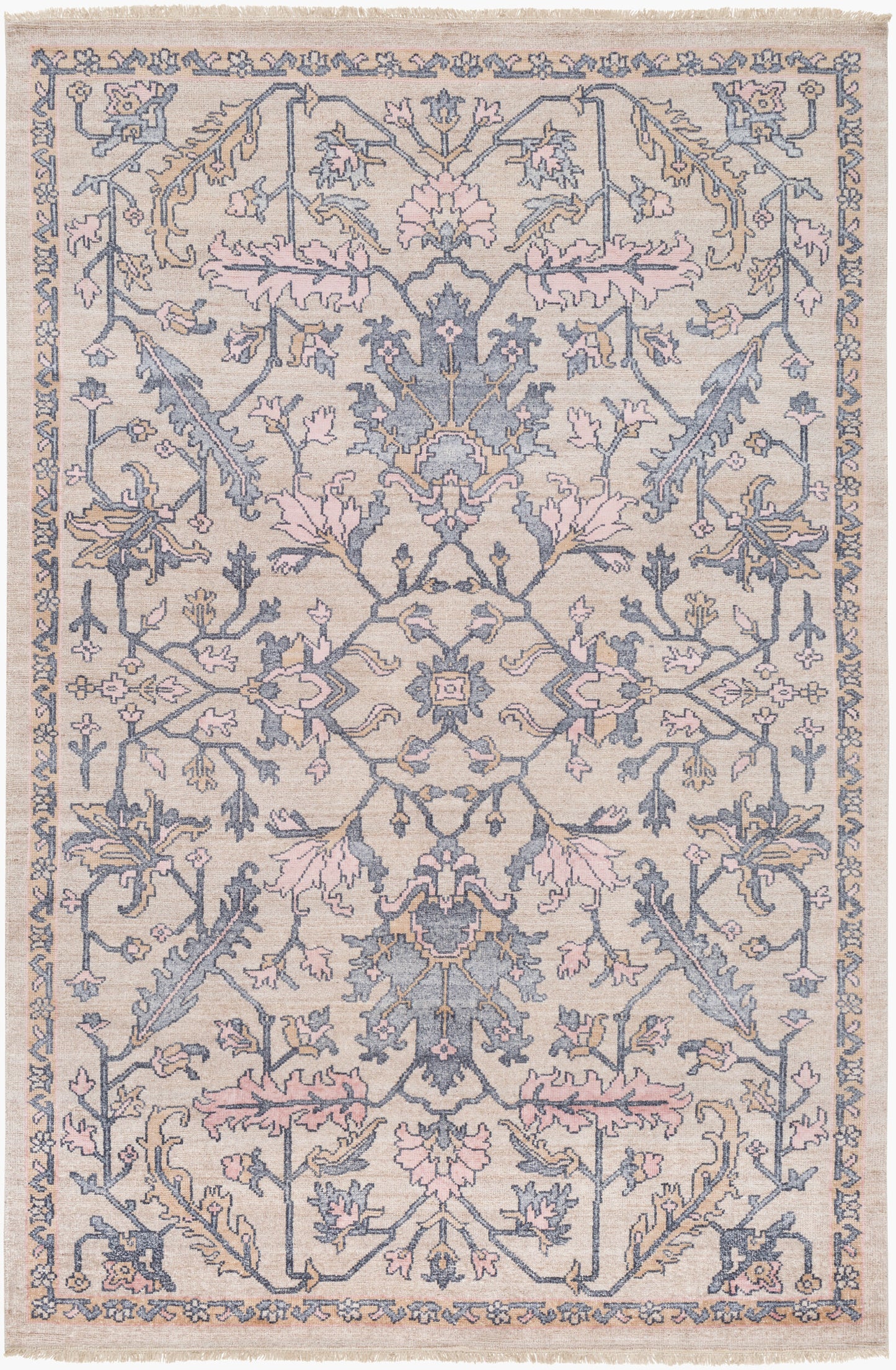 Gorgeous GGS-1006 2' x 3' Handmade Faux Silk Accent Rug