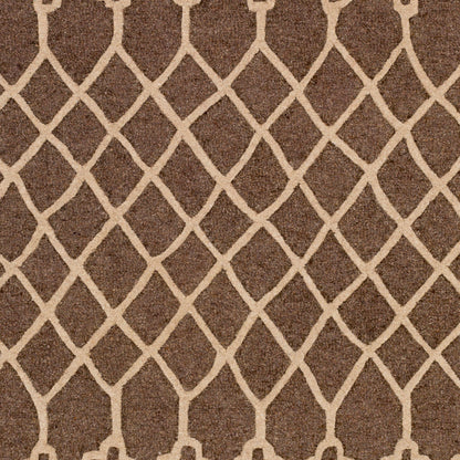 Ghana GHN-2411 Alfombra de lana hecha a mano de 2,7 x 3,6 m