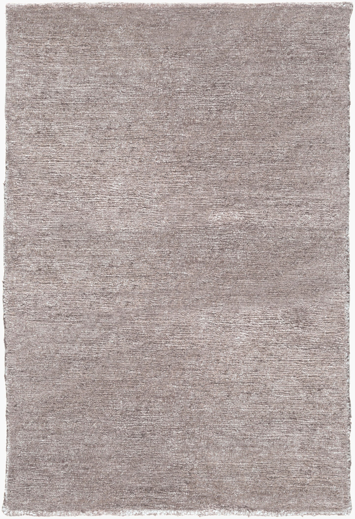 Alfombra decorativa de seda sintética dorada GID-5004 de 2' x 3' hecha a mano