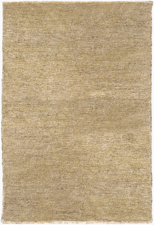 Gilded GID-5005 2' x 3' Handmade Faux Silk Accent Rug