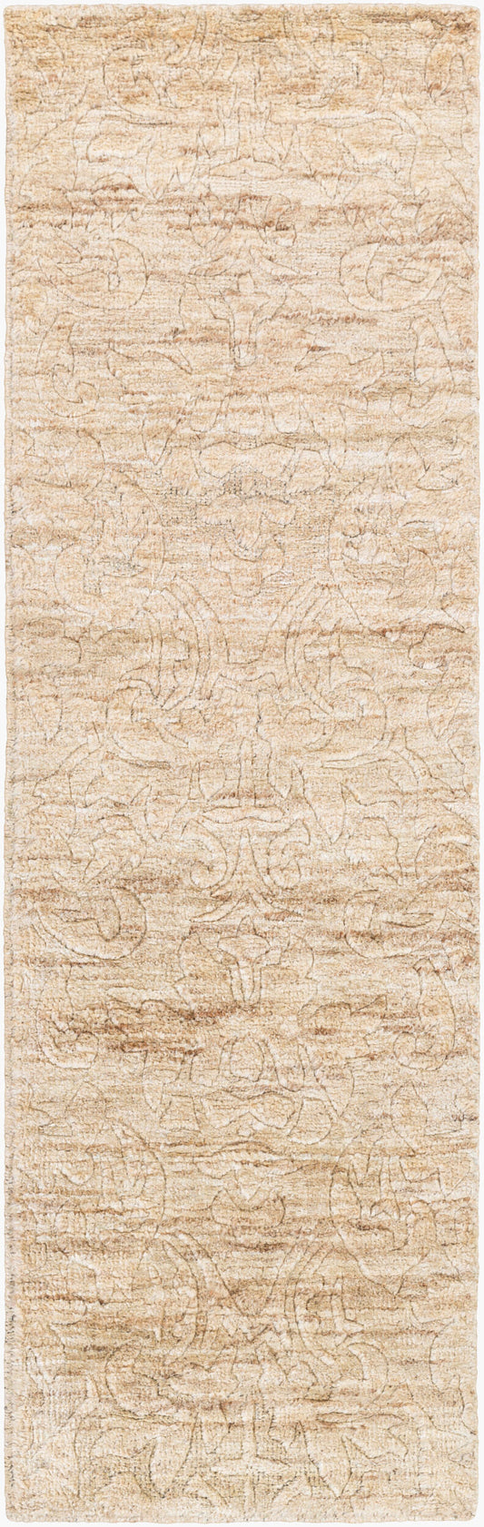 Galloway GLO-1003 8ft Runner Handmade Jute Runner Rug