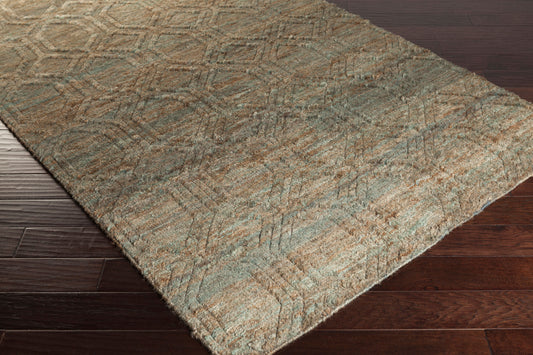 Galloway GLO-1004 2' x 3' Handmade Jute Accent Rug