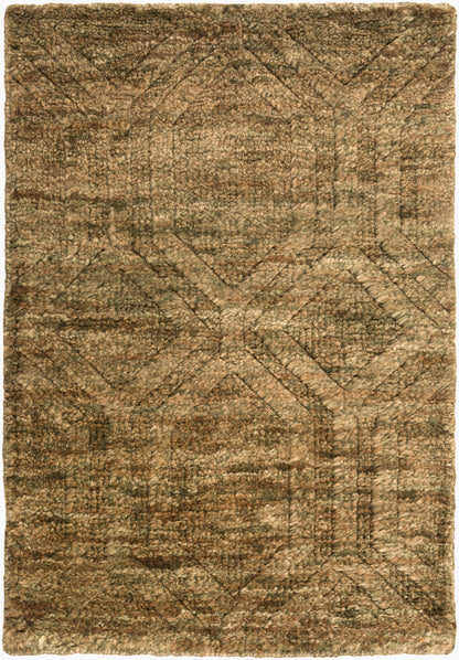 Galloway GLO-1005 2' x 3' Handmade Jute Accent Rug