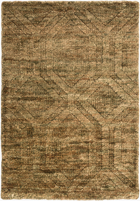 Galloway GLO-1005 2' x 3' Handmade Jute Accent Rug