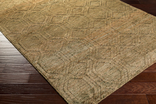 Galloway GLO-1005 2' x 3' Handmade Jute Accent Rug