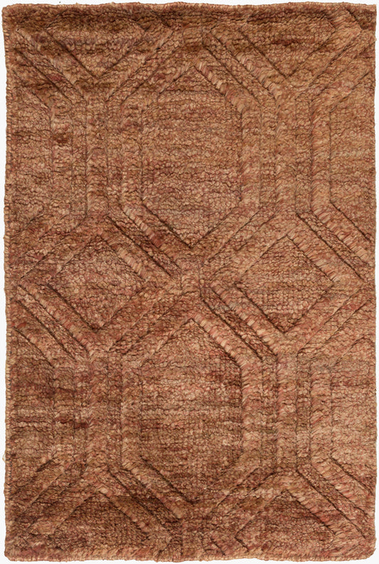Galloway GLO-1006 2' x 3' Handmade Jute Accent Rug