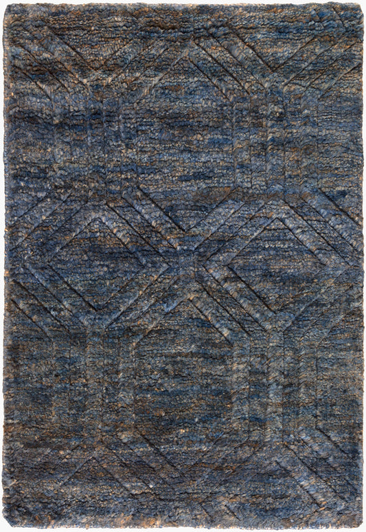 Galloway GLO-1007 2' x 3' Handmade Jute Accent Rug