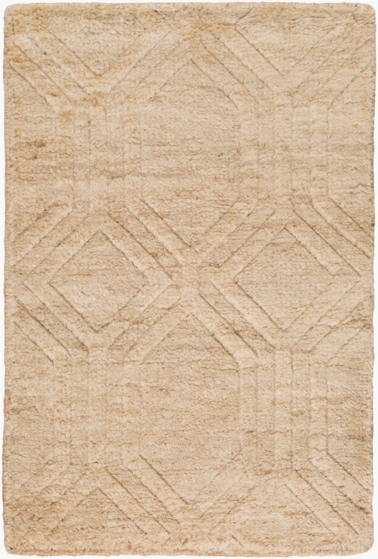 Galloway GLO-1008 2' x 3' Handmade Jute Accent Rug