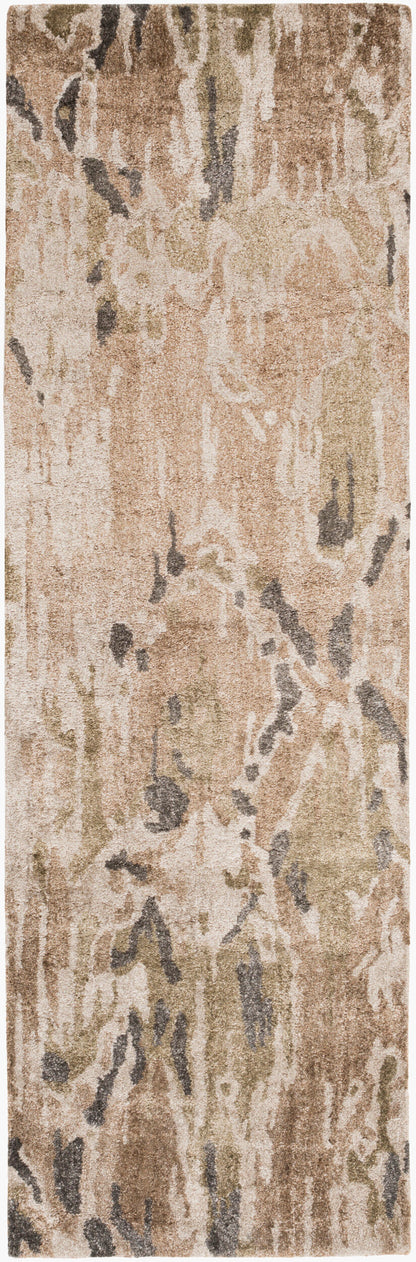 Gemini GMN-4009 8ft Runner Handmade Faux Silk Runner Rug