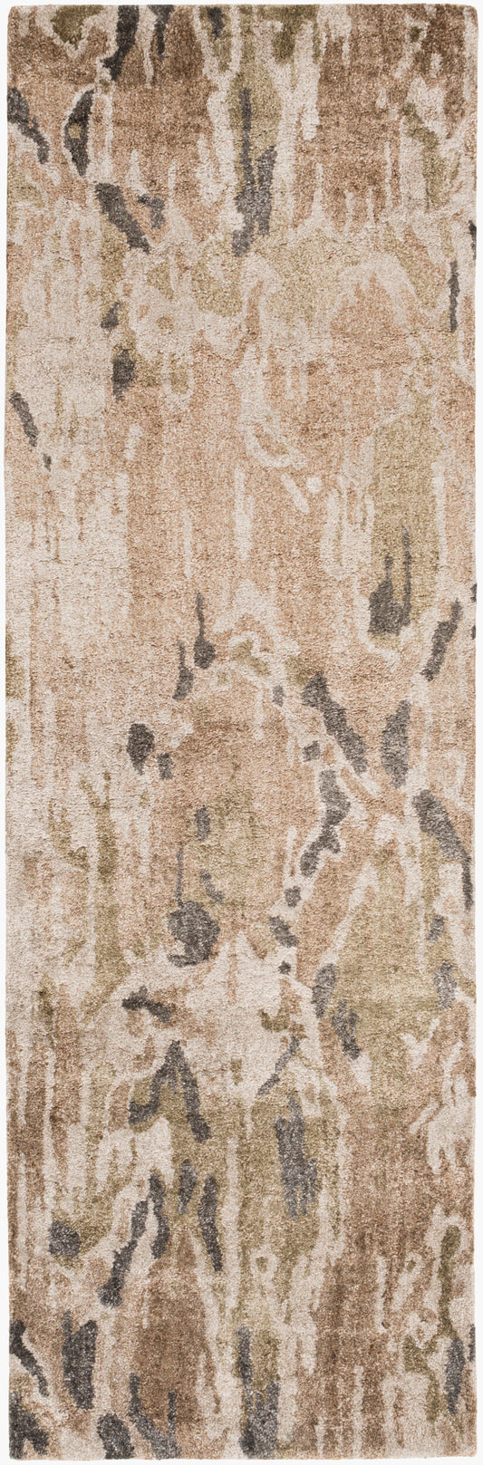 Gemini GMN-4009 8ft Runner Handmade Faux Silk Runner Rug