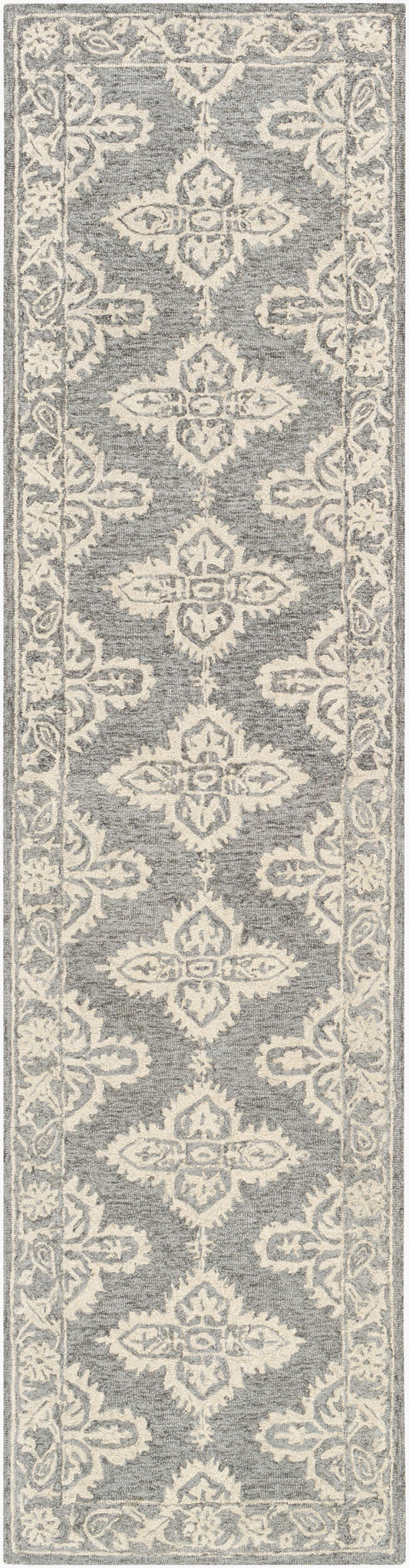 Granada GND-2302 8ft Runner Handmade Wool Runner Rug
