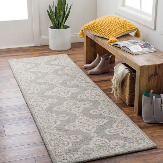 Granada GND-2302 8ft Runner Handmade Wool Runner Rug
