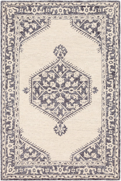 Alfombra decorativa de lana hecha a mano Granada GND-2305 de 2' x 3'
