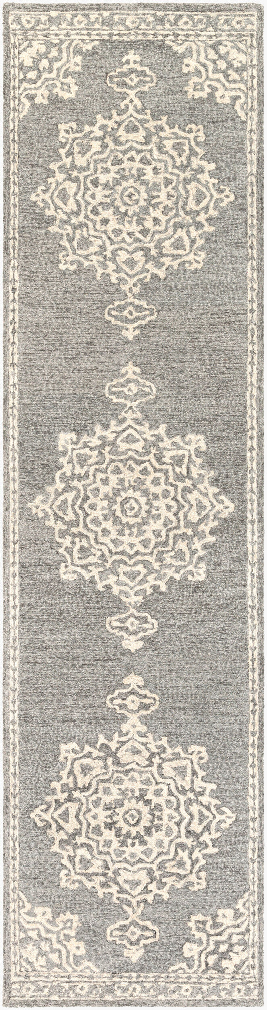 Granada GND-2310 8ft Runner Handmade Wool Runner Rug